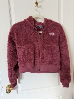 The North Face Plush Fleece Zip Hoodie - Rose Pink
